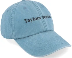 Taylors Version Washed Denim Light Blue Dad Cap - Iconic