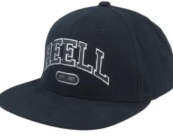 Team Cap Black Snapback - Reell