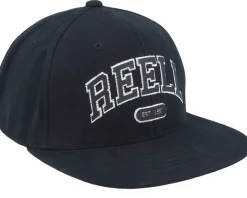 Team Cap Black Snapback - Reell
