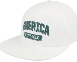 Team Stay Gold White Snapback - Emerica