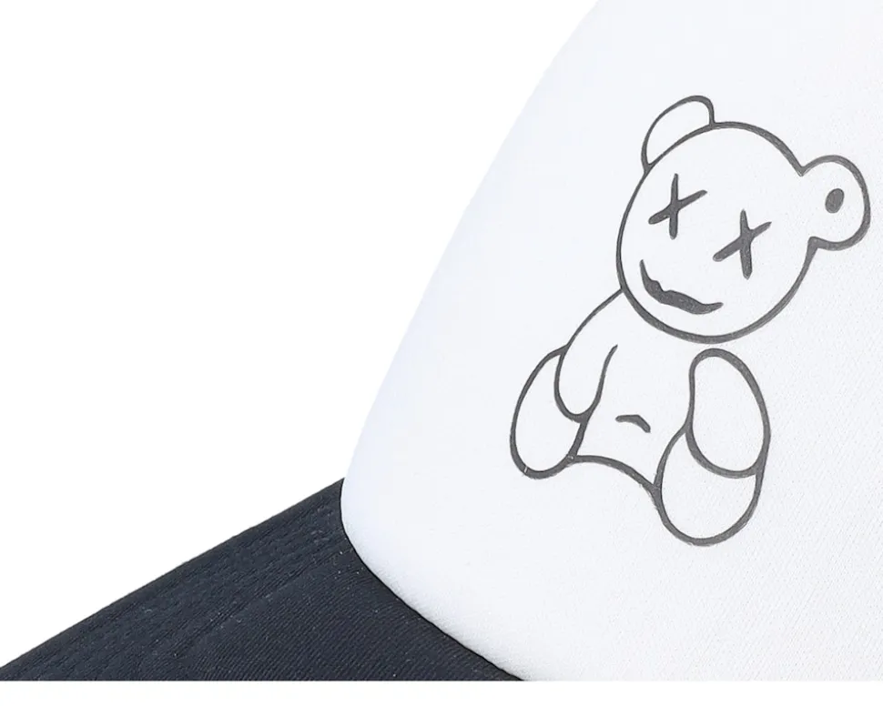 Teddy White/Black Foam Trucker - Iconic