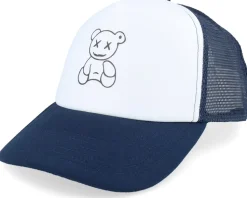 Teddy White/Navy Foam Trucker - Iconic
