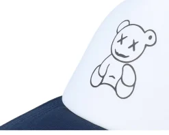 Teddy White/Navy Foam Trucker - Iconic