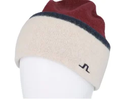 Teela Alpaca Mix Hat Cabernet Cuff - J.Lindeberg