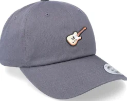 Tele Guitar Patch Dark Grey Dad Cap - Abducted