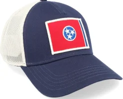 Tennessee Twill Valin Patch Navy/Ivory Trucker - American Needle