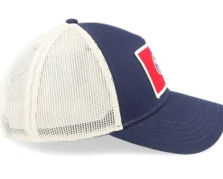 Tennessee Twill Valin Patch Navy/Ivory Trucker - American Needle