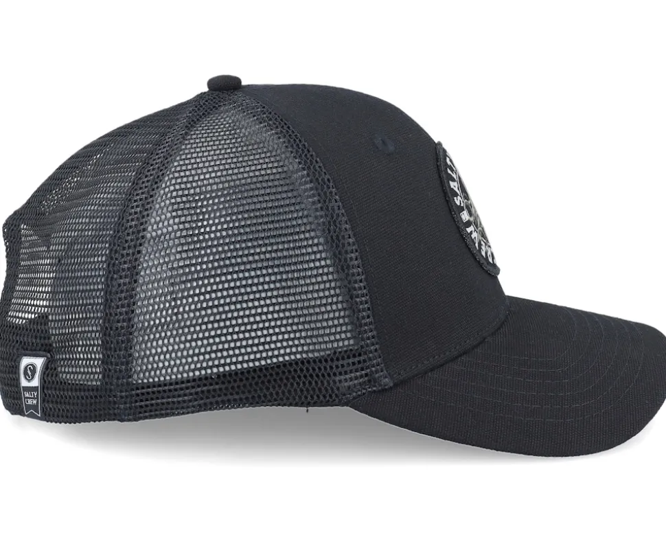 Tentacles Retro Black Trucker - Salty Crew