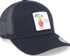 Tequila Sunrise Cocktail Patch Black Trucker - Iconic