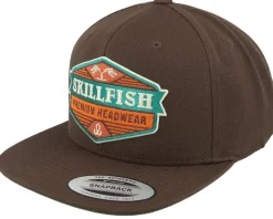 Terraflame Logo Classic Dark Brown Snapback - Skillfish