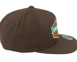 Terraflame Logo Classic Dark Brown Snapback - Skillfish