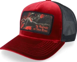 Terrror & Nightmare Velvet Red/Black A-frame Trucker - Scenes