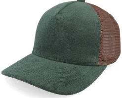 Terry Dark Green/Brown A-frame Trucker - Equip