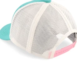 Terry Teal/White A-frame Trucker - Equip