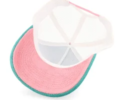 Terry Teal/White A-frame Trucker - Equip
