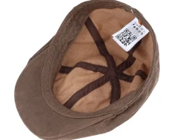 Texas Co/Pes Brown Flat Cap - Stetson