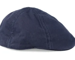 Texas Cotton 2 Navy Flat Cap - Stetson