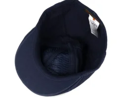 Texas Cotton 2 Navy Flat Cap - Stetson