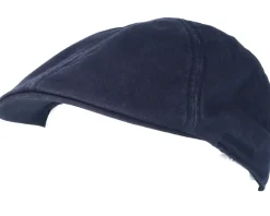 Texas Cotton 2 Navy Flat Cap - Stetson