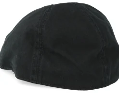 Texas Cotton Black Flat Cap - Stetson