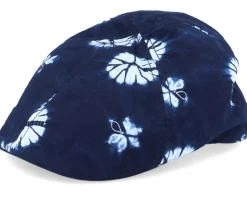 Texas Cotton Blue Flat Cap - Stetson