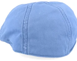 Texas Cotton Blue Flat Cap - Stetson