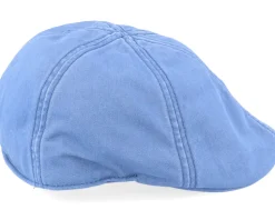 Texas Cotton Blue Flat Cap - Stetson