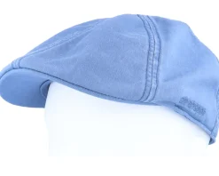 Texas Cotton Blue Flat Cap - Stetson