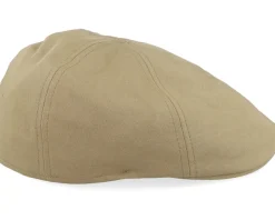 Texas Cotton Khaki Flat Cap - Stetson