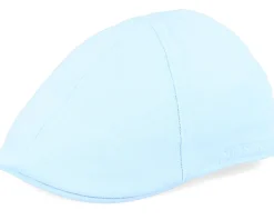Texas Cotton Light Blue Flat Cap - Stetson