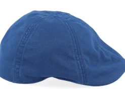 Texas Cotton Navy Flat Cap - Stetson