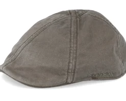 Texas Cotton Olive Flat Cap - Stetson