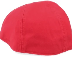 Texas Cotton Red Flat Cap - Stetson