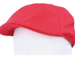 Texas Cotton Red Flat Cap - Stetson