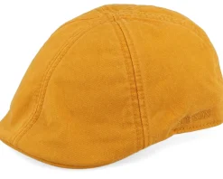 Texas Cotton Tangerine Flat Cap - Stetson