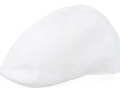 Texas Cotton White Flat Cap - Stetson