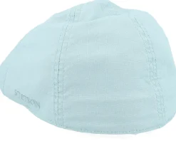 Texas Delave Organic Cotton Dusk Blue Flat Cap - Stetson