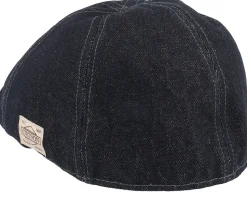 Texas Denim Black Flat Cap - Stetson