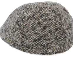 Texas Duck Shape Texas Donegal Khaki Flat Cap - Stetson