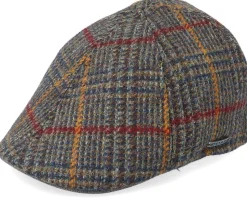 Texas Duck Shape Texas Wool Brown Flat Cap - Stetson