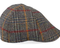 Texas Duck Shape Texas Wool Brown Flat Cap - Stetson