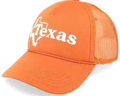 Texas Foamy Valin Texas Orange Trucker - American Needle