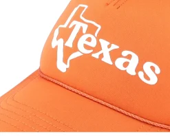 Texas Foamy Valin Texas Orange Trucker - American Needle