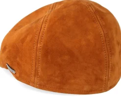 Texas Goat Suede Light Brown Flat Cap - Stetson