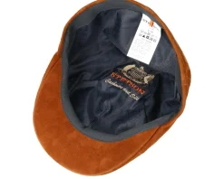 Texas Goat Suede Light Brown Flat Cap - Stetson