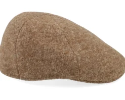 Texas Jersey Cognac Melange Flat Cap - Stetson