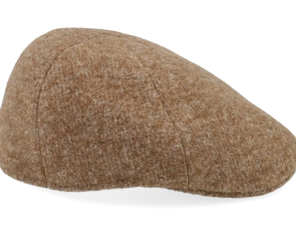 Texas Jersey Cognac Melange Flat Cap - Stetson