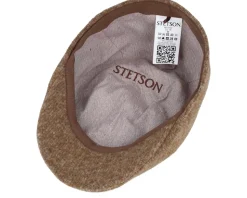 Texas Jersey Cognac Melange Flat Cap - Stetson