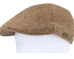 Texas Jersey Cognac Melange Flat Cap - Stetson