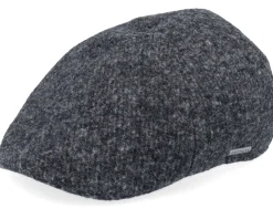 Texas Jersey Dark Grey Flat Cap - Stetson